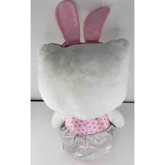 Hello Kitty Easter Bunny Ears Sanrio 2018 Plush Stuffed Animal - Picture 4 of 6